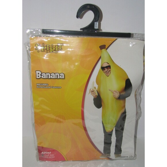 Spirit Banana Halloween Adult Costume 3D Foam One Size Fits Most - Picture 1 of 2